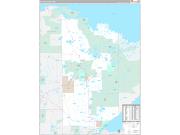 St. Louis County, MN Wall Map Premium Style 2022